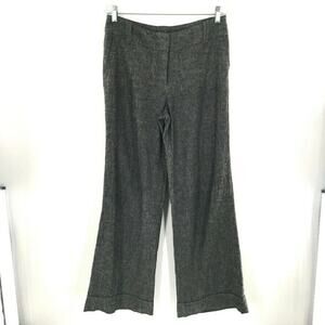Dalia Collection Linen Pants Wide Leg Gray‎ 4